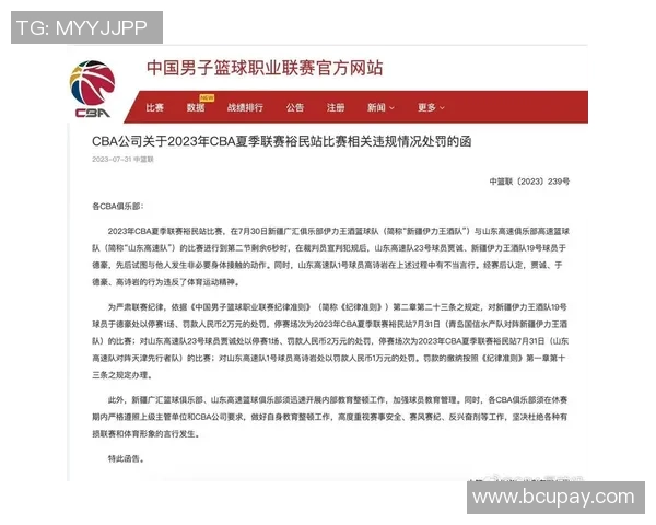 CBA联赛因违规被罚款并停赛,多个球队和球员遭遇处罚 CBA联赛因违规被罚款并停赛,多个球队和球员遭遇处罚